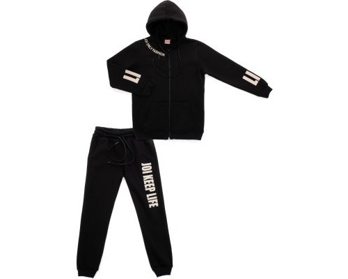 Спортивний костюм дитячий Joi флісовий (H-308-176G-black)