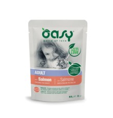 Вологий корм для кішок OASY Adult з лососем 85 г (8053017343723)