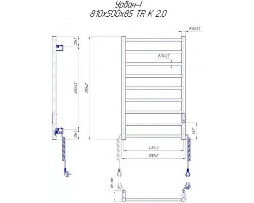 Сушарка для рушників MARIO 2.3.8300.10.P