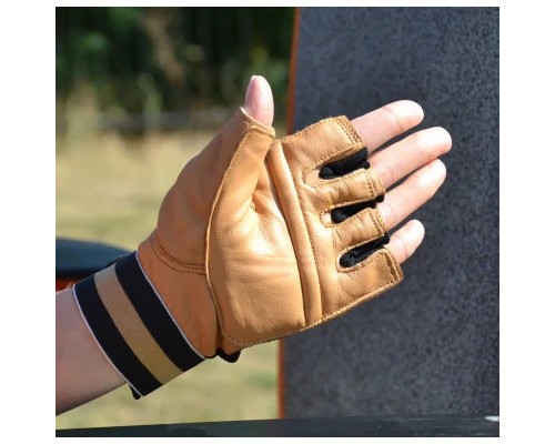 Рукавички для фітнесу MadMax MFG-248 Clasic Brown S (MFG-248-Brown_S)