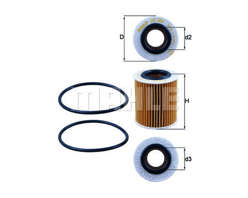Фільтр масляний Mahle OX386DECO