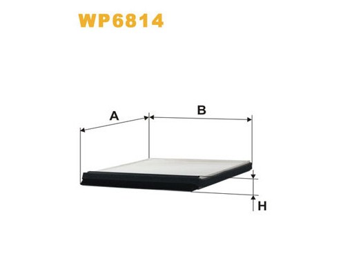 Фільтр салону Wixfiltron WP6814