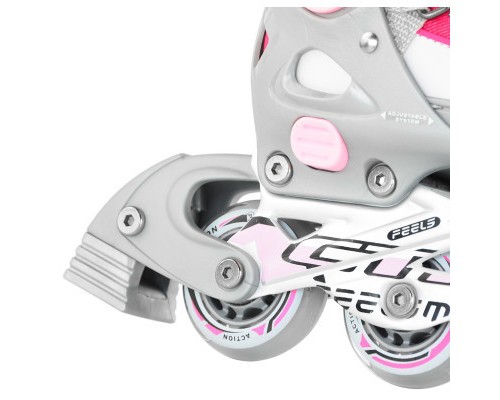 Роликові ковзани Action Anny Рожеві 33-36 (PW-126B-13-2PINK/33-36)