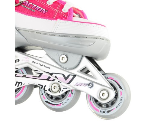 Роликові ковзани Action Anny Рожеві 33-36 (PW-126B-13-2PINK/33-36)