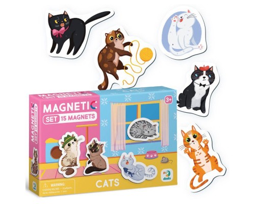 Пазл DoDo Набір магнітів Котики (200258)