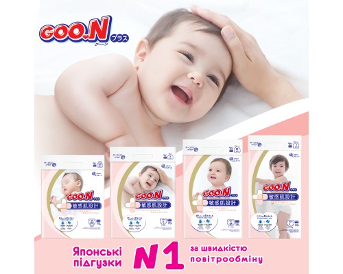 Підгузки GOO.N Plus для дітей 9-14 кг розмір L 48 шт (21000629)