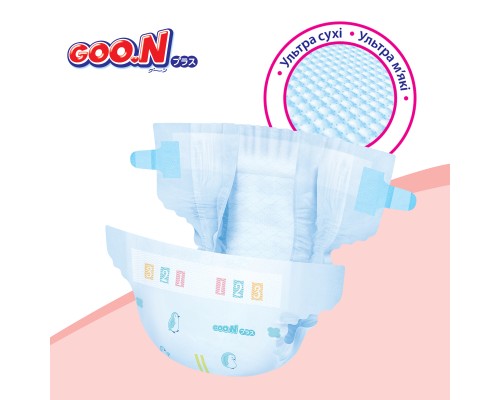 Підгузки GOO.N Plus для дітей 9-14 кг розмір L 48 шт (21000629)