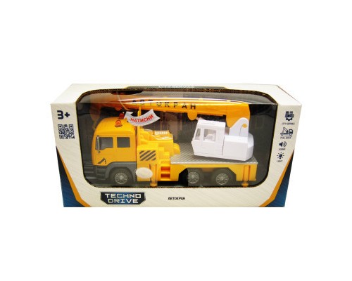 Спецтехніка TechnoDrive Автокран зі світловими та звуковими ефектами (510253.270)