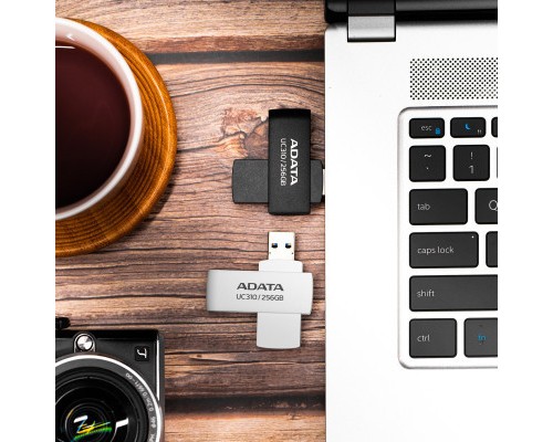 USB флеш накопичувач ADATA 128GB UC310 USB 3.2 Black (UC310-128G-RBK) 