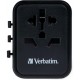 Зарядний пристрій Verbatim UTA-01 (2xUSB) (49543)