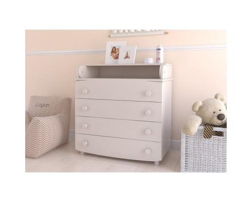 Комод-пеленатор Angelo МДФ 90 см без малюнку (айворі) 90х51х90 (18002)