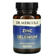 Мінерали Dr. Mercola Цинк та Селен, Zinc plus Selenium, 30 капсул (MCL-03065)