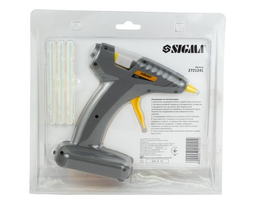 Клейовий пістолет Sigma автономний 8мм 8Вт/6В (2721241)