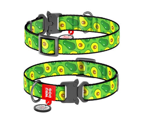 Нашийник для тварин WAUDOG Nylon з QR-паспортом 