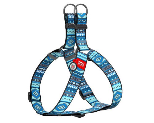 Шлея для собак WAUDOG Nylon з QR паспортом 