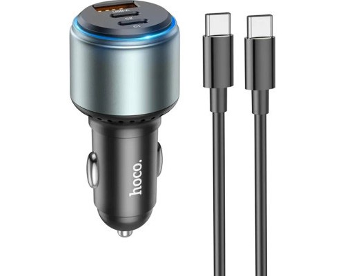 Зарядний пристрій HOCO NZ9 charger set(C to C) USB-A/Type-C Black (6931474795120)