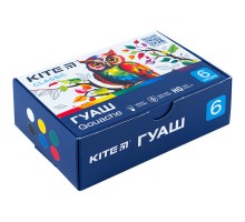 Гуашеві фарби Kite Classic 6 кольорів х 20 мл (K-062)