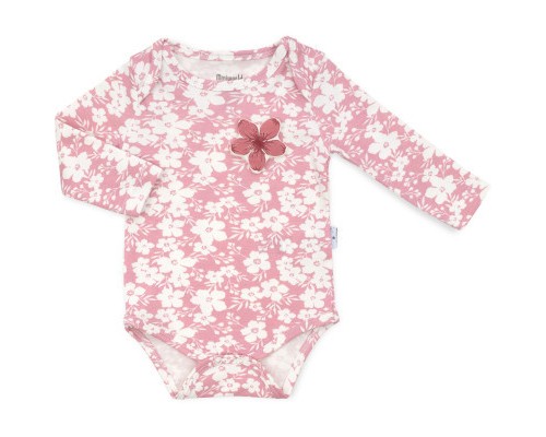 Набір дитячого одягу Miniworld з квіточками (16350-62G-pink)