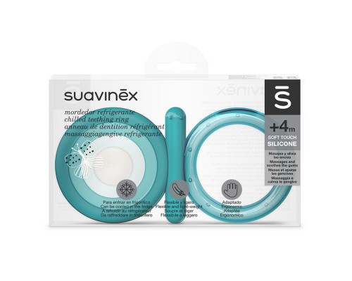 Прорізувач Suavinex силіконовий з охолоджуючий/мультиколір (401436)