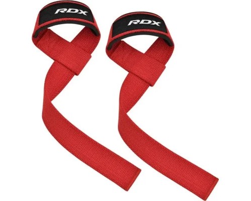 Кистьові лямки RDX W1 Gym Single Strap Red Plus (WAN-W1R+)