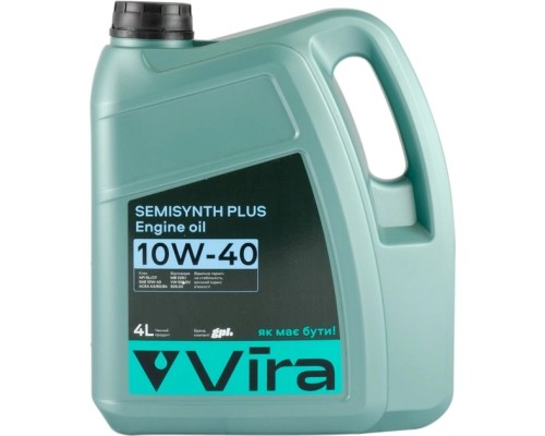Моторна олива VIRA Semisynthetic Plus 10W-40 4 л (VI0352)