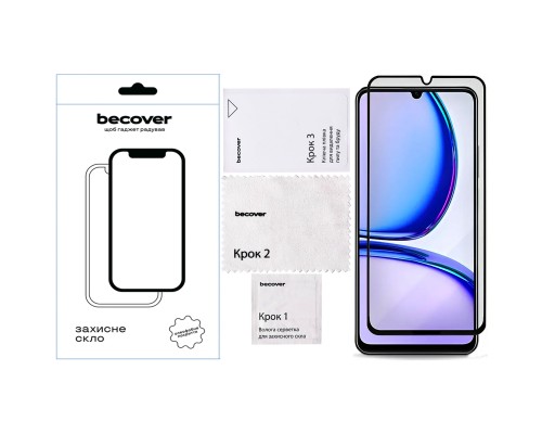Скло захисне BeCover Realme C61 Black (711809)