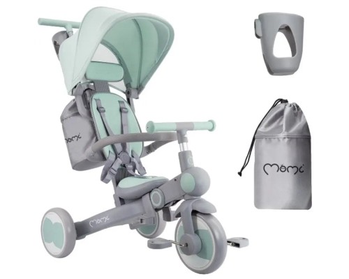 Дитячий велосипед MoMi Solivia green 4 в 1 (ROTR00018)
