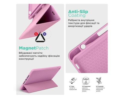 Чохол до планшета Armorstandart Smart Fold Pen Apple iPad Air 11 (2024) Pink (ARM78121)