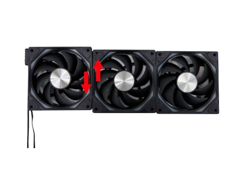 Кулер до корпусу Azza ARGB 3-IN-1 (LFO-4912DB3)