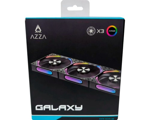 Кулер до корпусу Azza ARGB 3-IN-1 (LFO-4912DB3)