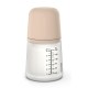 Пляшечка для годування Suavinex Zero. Zero Beige 180 мл, адаптивний потік (308416)