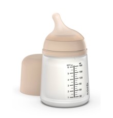 Пляшечка для годування Suavinex Zero. Zero Beige 180 мл, адаптивний потік (308416)