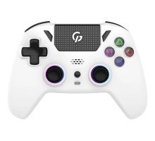 Геймпад GamePro GPS13W BT 5.3/USB/PC/iOS/Android/PS3/PS4 RGB White (GPS13W)