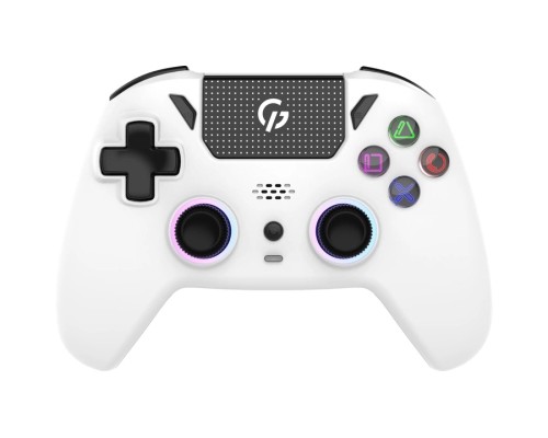 Геймпад GamePro GPS13W BT 5.3/USB/PC/iOS/Android/PS3/PS4 RGB White (GPS13W)