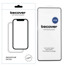 Скло захисне BeCover Motorola Moto G55 10D Black (712717)