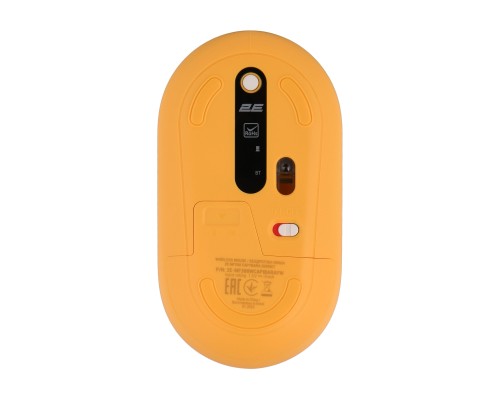Мишка 2E MF300 CAPYBARASUNSET Silent Wireless/Bluetooth Yellow (2E-MF300WCAPIBARAYW)