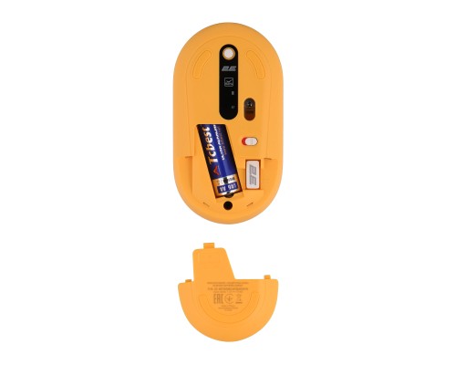 Мишка 2E MF300 CAPYBARASUNSET Silent Wireless/Bluetooth Yellow (2E-MF300WCAPIBARAYW)