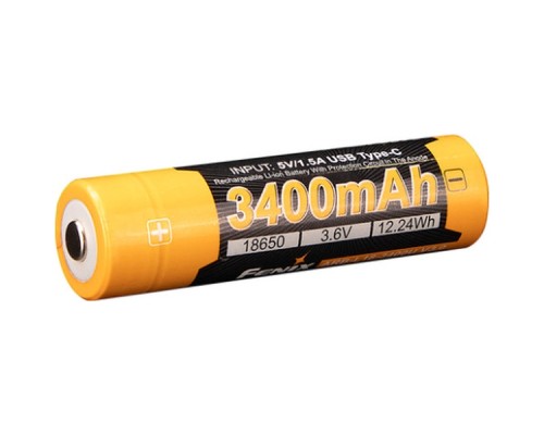 Акумулятор Fenix 18650 (3400 mAh) Type-C (ARB-L18-3400U-V30)