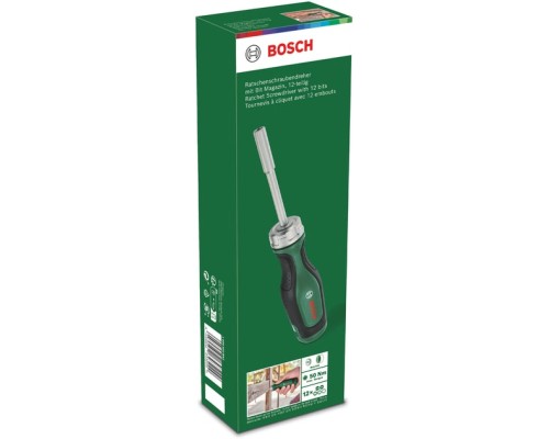 Викрутка Bosch 12 насадок, Tx, PZ, PH, SL, HEX (1.600.A02.BX2)