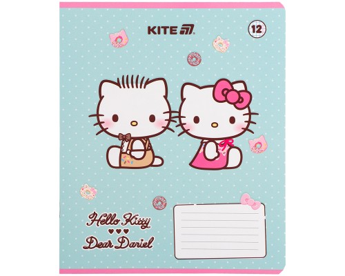 Зошит Kite Hello Kitty, 12 аркушів, клітинка (HK25-232-2)