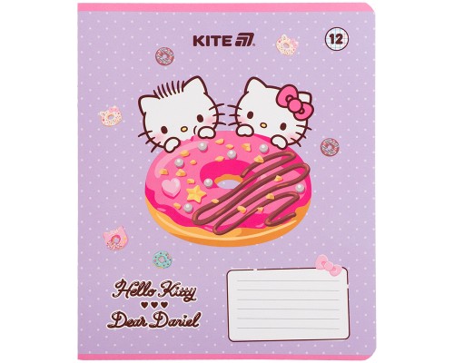 Зошит Kite Hello Kitty, 12 аркушів, клітинка (HK25-232-2)