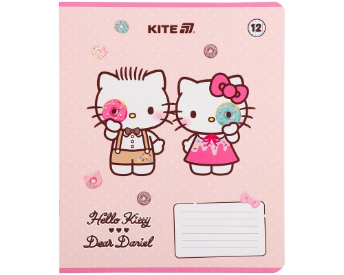 Зошит Kite Hello Kitty, 12 аркушів, клітинка (HK25-232-2)
