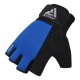 Рукавички для фітнесу RDX W1 Half Blue Plus M (WGA-W1HU-M+)