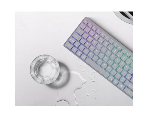 Клавіатура Canyon HKB-W11 Slim Dual Mode Wireless/Bluetooth RGB UA Grey (CNS-HBTK11G)