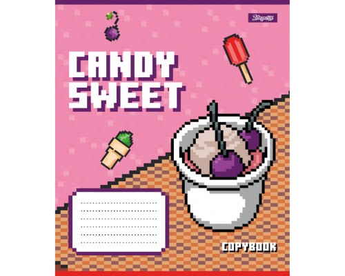 Зошит 1 вересня Candy sweet А5 12 аркушів коса лінія (767201)