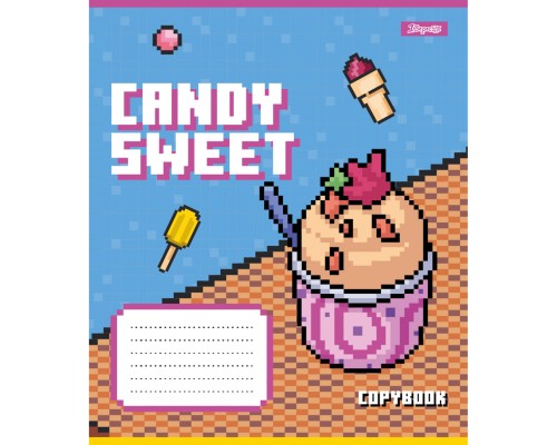 Зошит 1 вересня Candy sweet А5 12 аркушів коса лінія (767201)