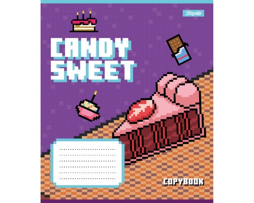 Зошит 1 вересня Candy sweet А5 12 аркушів коса лінія (767201)