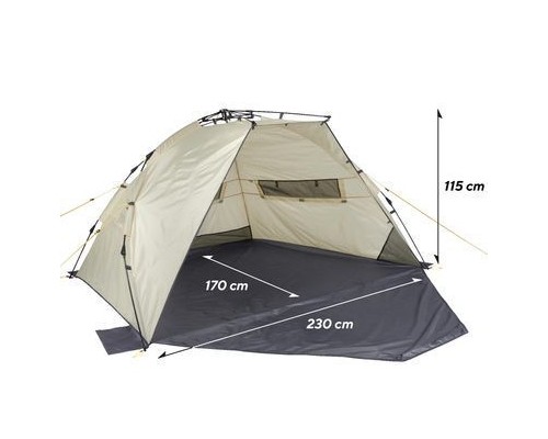 Намет Uquip Speedy XL UV 50+ Sand/Grey (241007) (DAS303224)