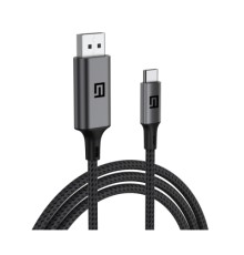 Кабель мультимедійний USB-C to DisplayPort 2.0m 4K60Hz black Armorstandart (ARM76892)