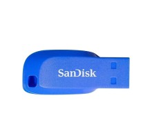 USB флеш накопичувач SanDisk 64GB Cruzer Blade Electric Blue USB 2.0 (SDCZ50C-064G-B35BE)